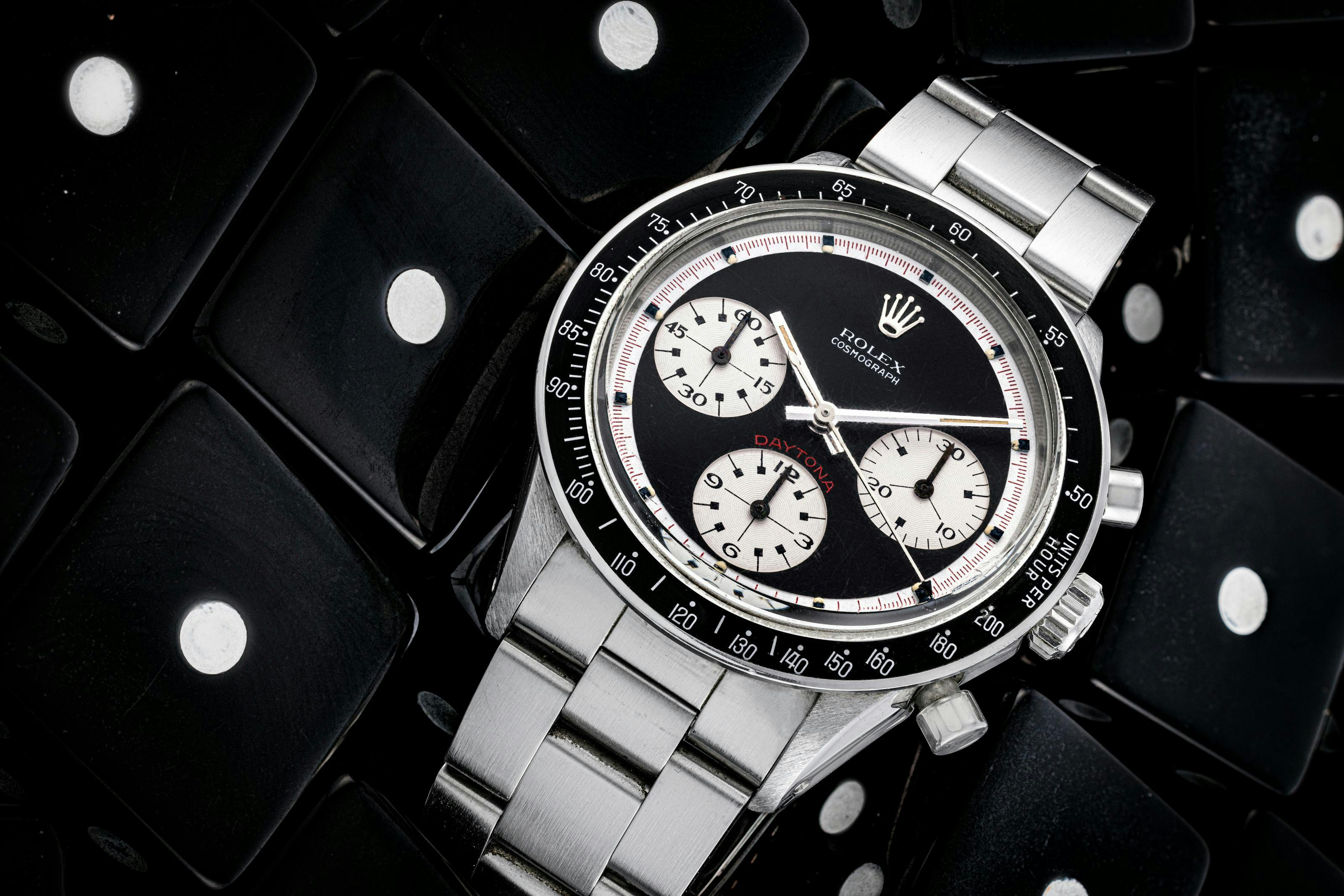 Rolex 不銹鋼計時鏈帶腕錶,配保羅紐曼錶盤 DAYTONA