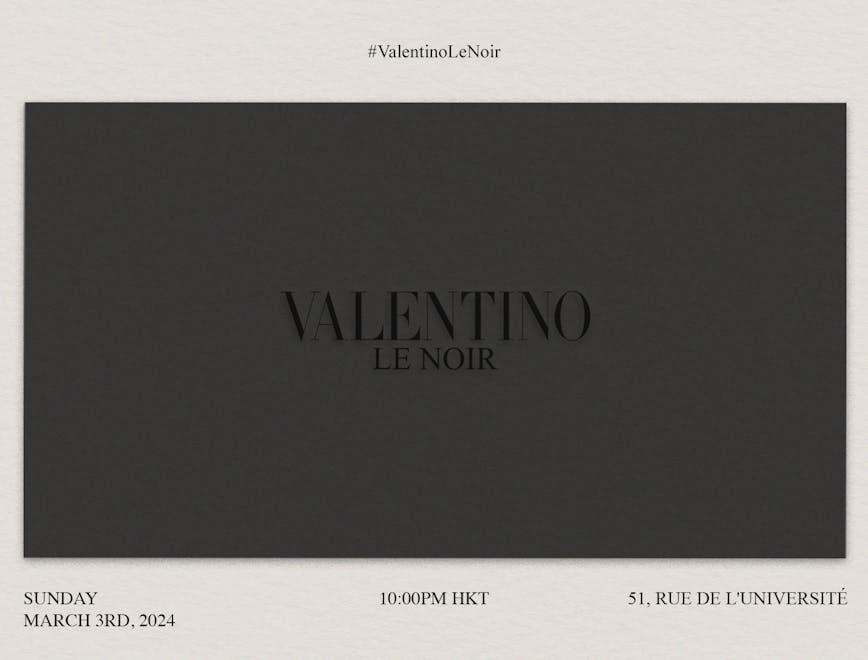 valentino-pap_le-noir FW2024 fashion show