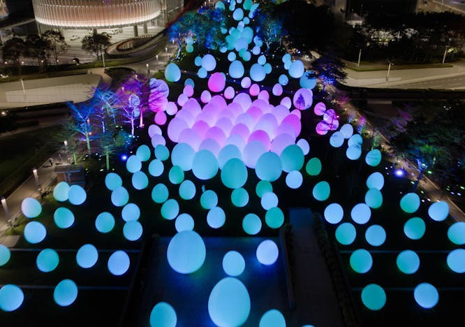 lighting sphere city urban light person nature night outdoors